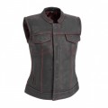 Women's Leather Vest