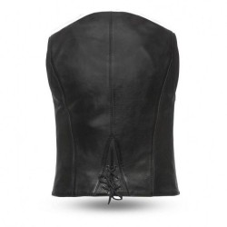 Women's Buckled Zip Front Vest